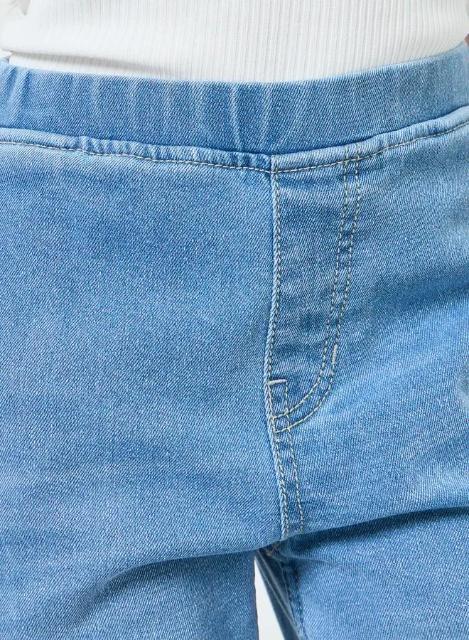 Styli Girls Blue Wide Leg Jeans
